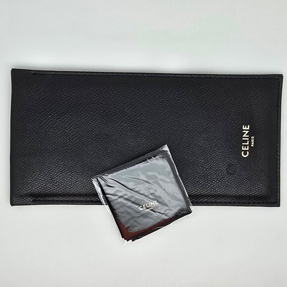 Celine CL41433/S 807 Black Frame Grey Gradient Lens Oversized Sunglasses w/ Case - Picture 15 of 15